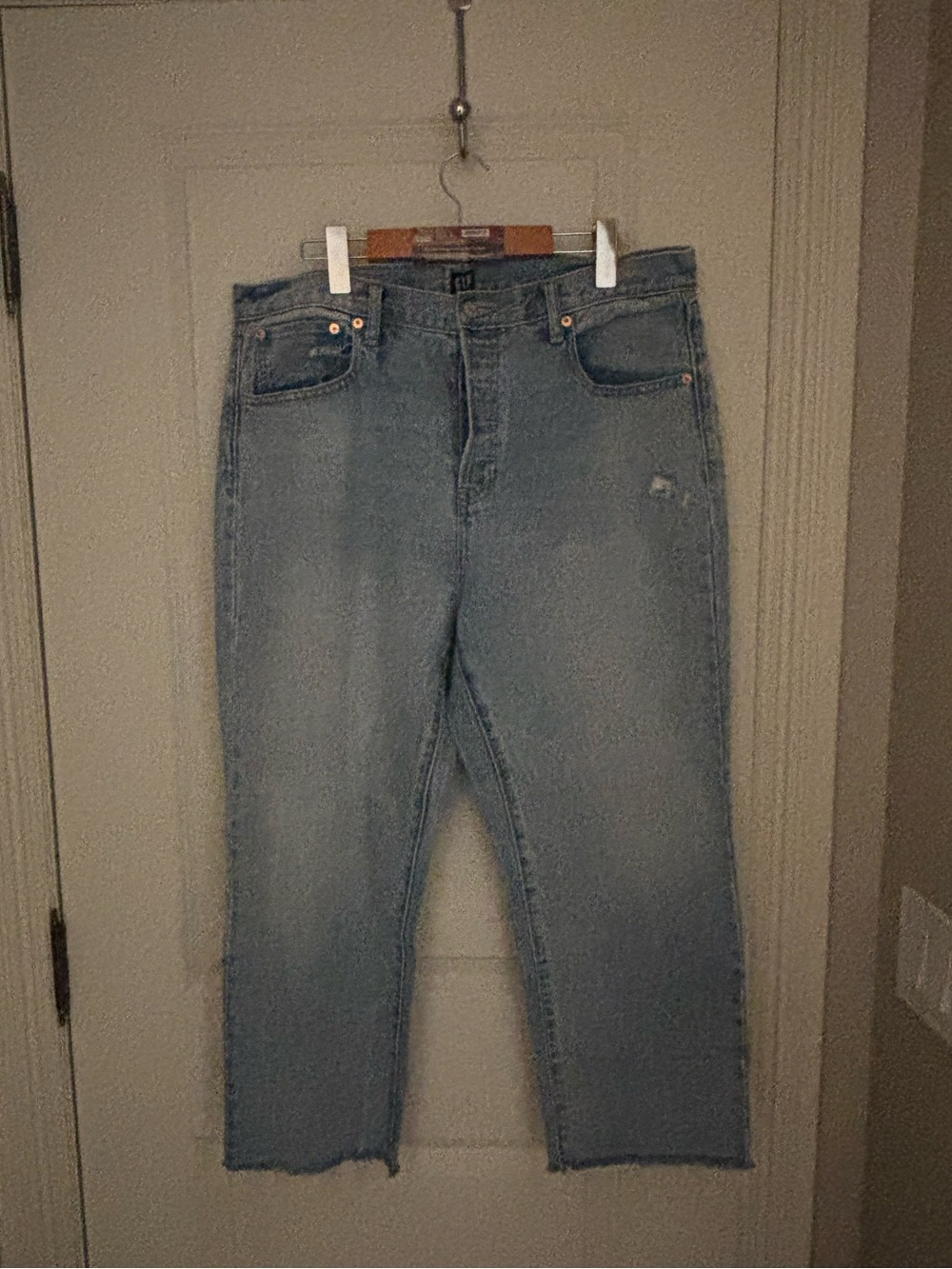 Gap mid rise boyfriend jeans light indigo